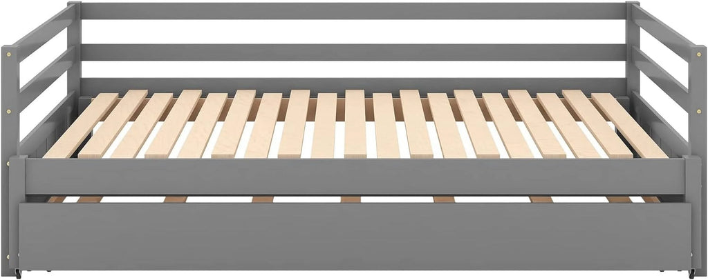 Wood Extendable Daybed with Trundle G279098
