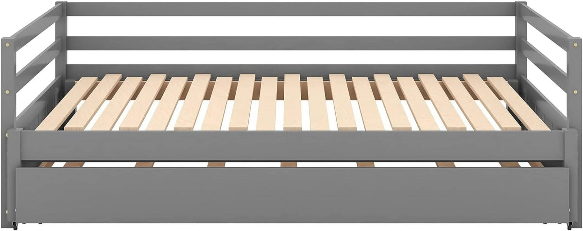 Wood Extendable Daybed with Trundle G279098