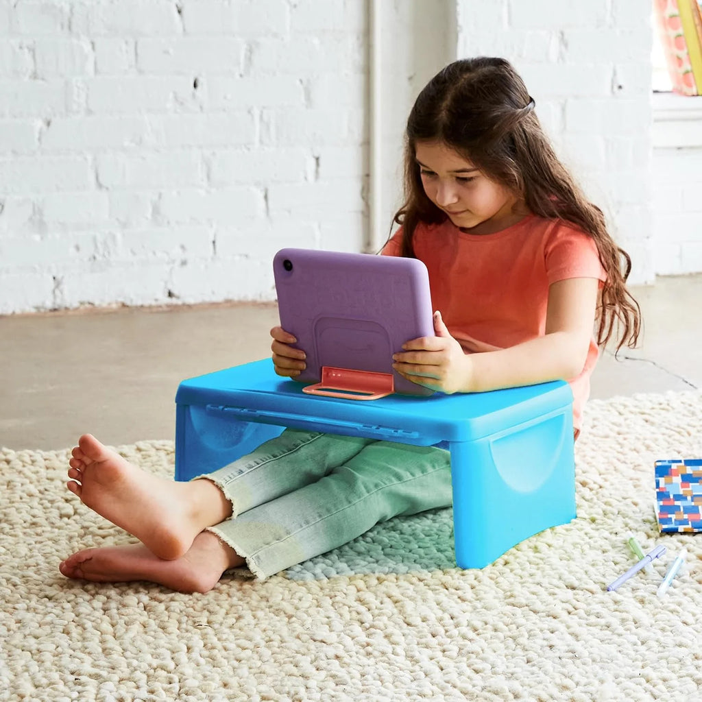 Portable Folding Lap Desk with Storage Tray Blue G612