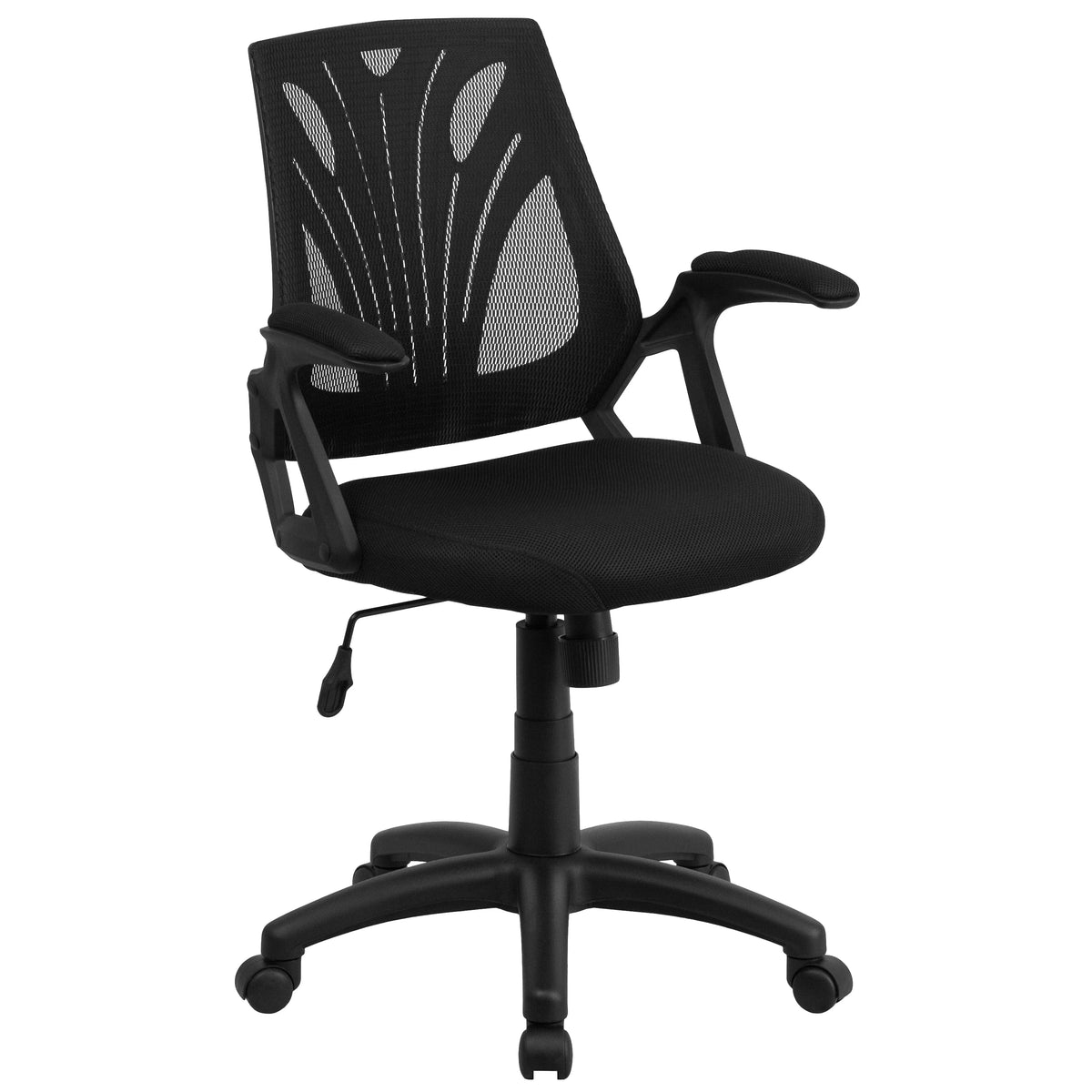 Black Swivel Adjustable Mesh Office Chair F383164