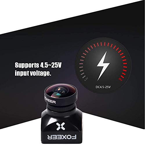 FPV Camera 1/3 CMOS 5MP 2.1mm Lens 1200TVL Switchable I218796