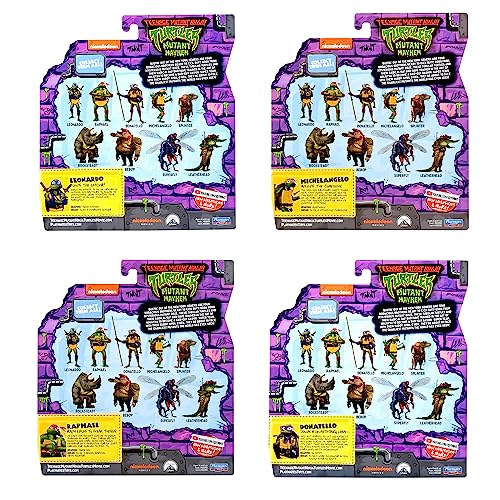 Mutant Mayhem Basic Figure Turtle 4-Pack F166968