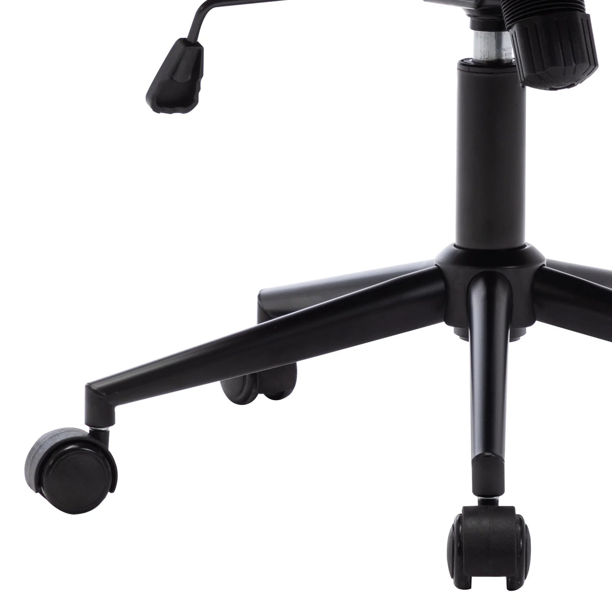 Home Office Chair PU Leather Swivel Dark Brown R753
