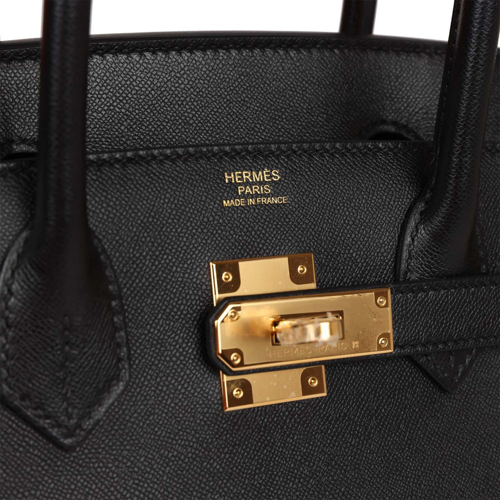 Black Leather Handbag U1006