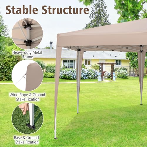 10 x 20 FT Pop Up Canopy with Carry Bag Z84670