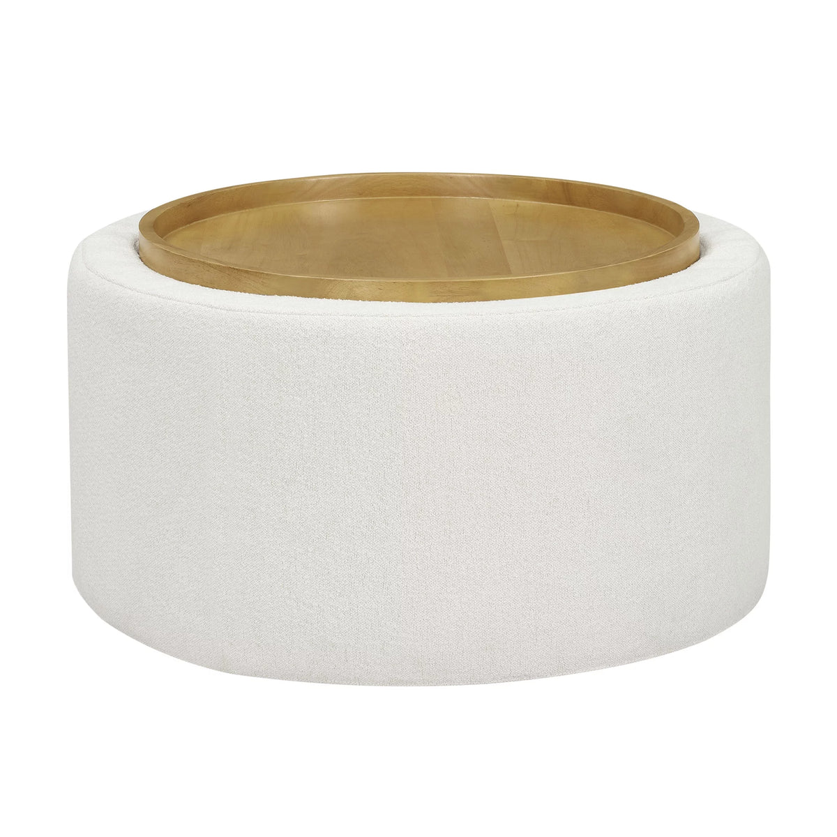 Cream Coffee Table with Storage R61053