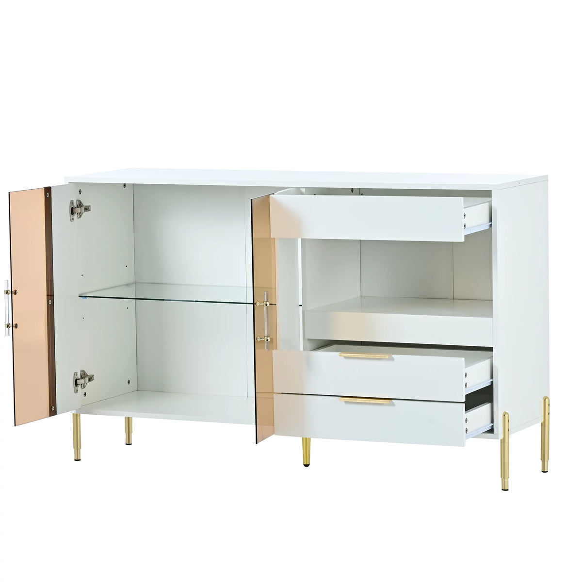 Storage Cabinets with Acrylic Doors and Adjustable Shelves E30043