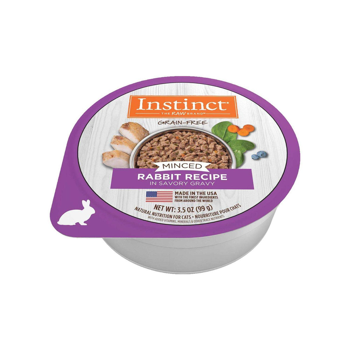 Grain-Free Minced Recipe Wet Cat Food Cups D78328