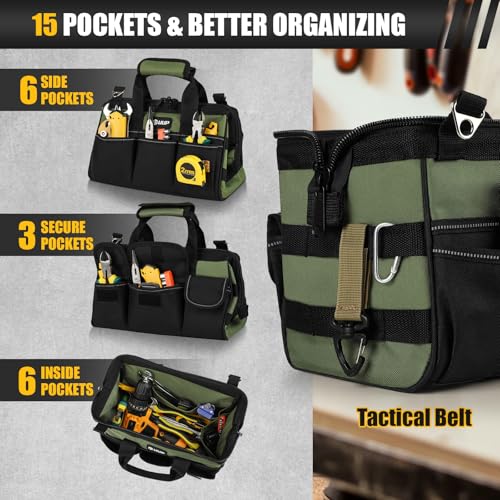 15-Inch 16-Pocket Heavy Duty Tool Bag B835