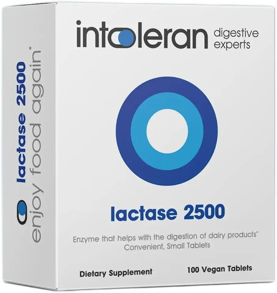 Lactase 2500 Digestive Enzymes 100 Tablet Vegan W2672