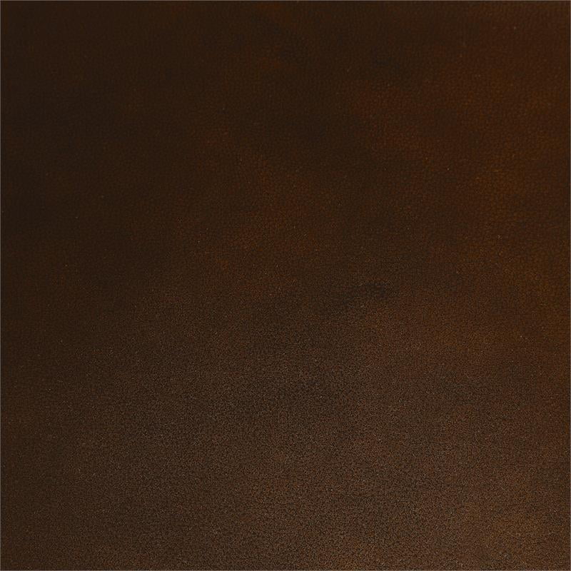 Dark Oak Top Grain Leather Tufted Sofa V184