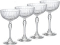 Clear 7.75 Oz Cocktail Coupe Glass Set Of 4 Q19342