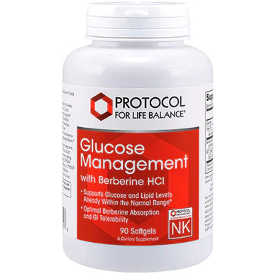 Berberine HCl 90 softgels Glucose Management G229