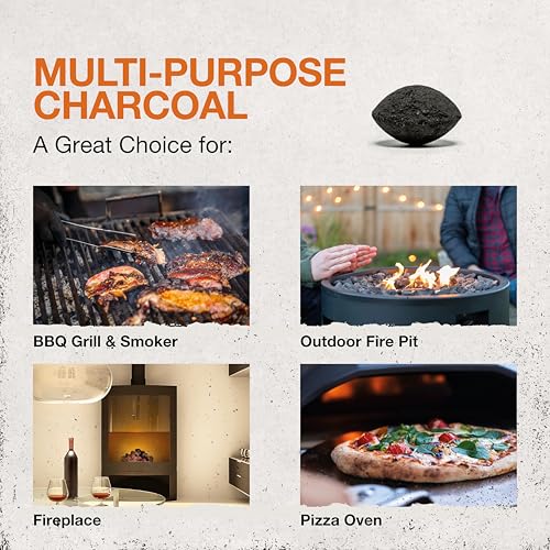 Organic Charcoal Briquettes, 6.6 lb. 2-Bag Pack C690