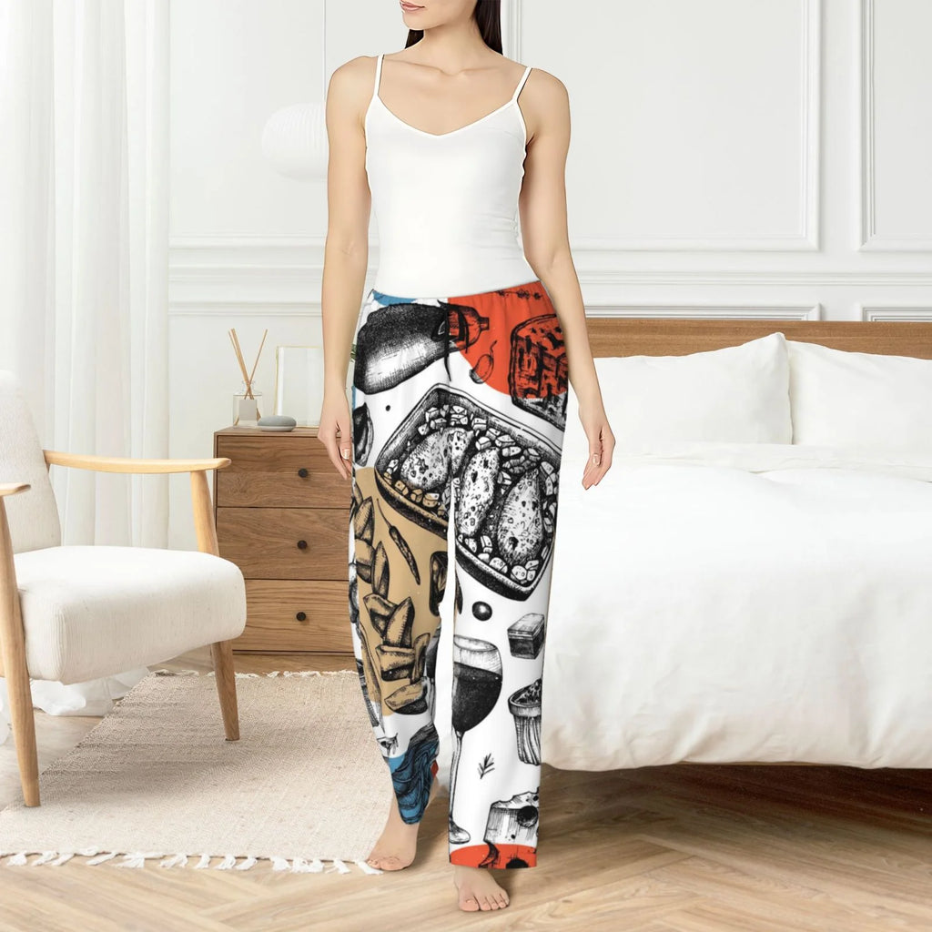 Women's Pajama Pants with Pockets G296471