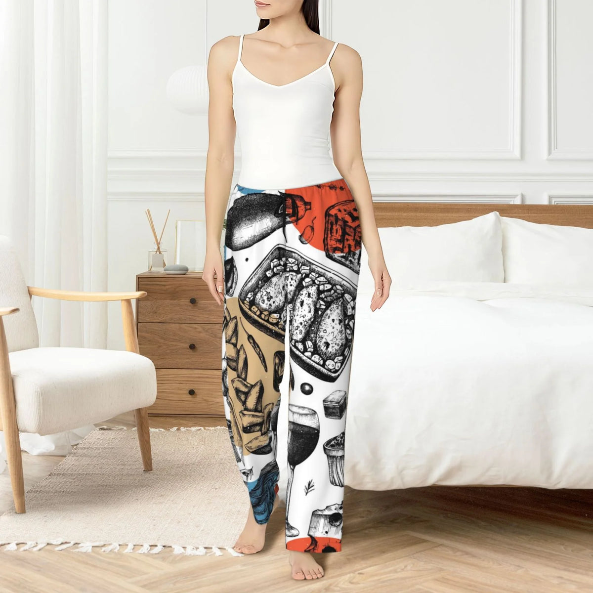 Women's Pajama Pants with Pockets G296471