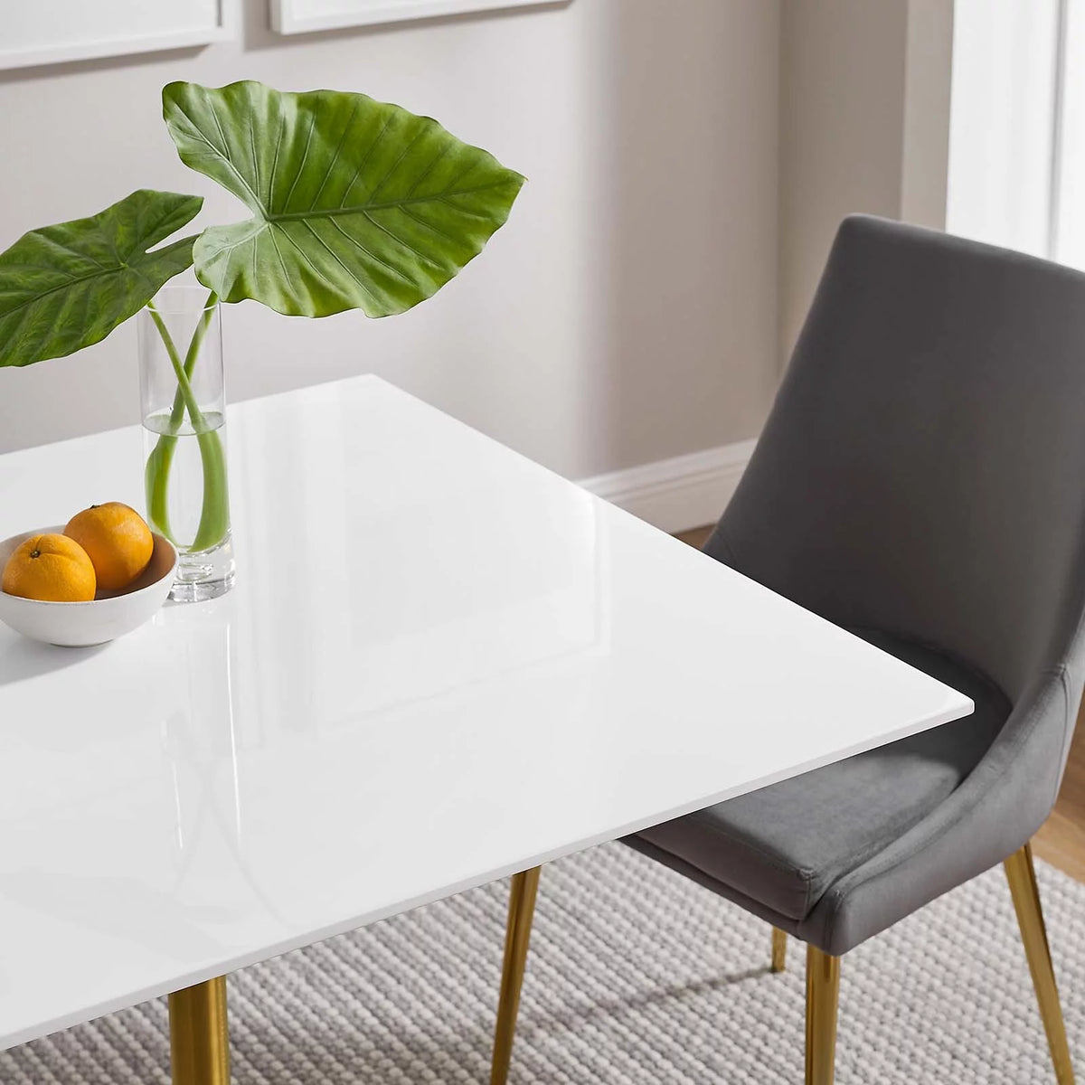 36" Square Wood Top Dining Table S5587