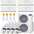 45k BTU 22.4 SEER Ductless Heat Pump Split System 4 Zone Q247031