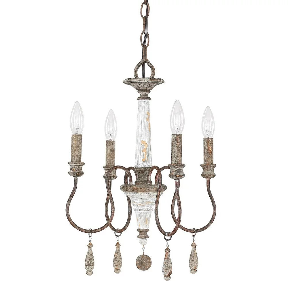 4 Light Traditional Chandelier 19 Inches Tall 14 Inches Wide S883551