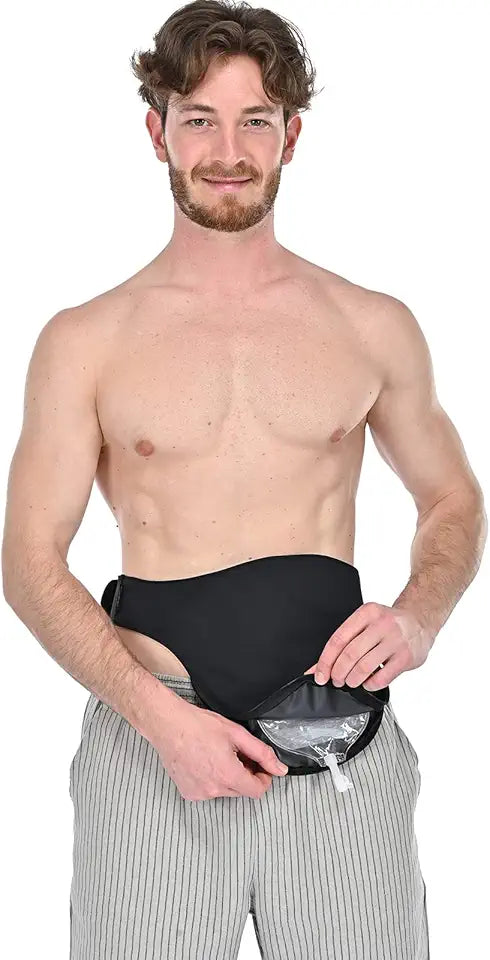 Black Ostomy Bag Covers B916017