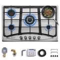30 inch 5 Burner Stainless Steel Gas Cooktop V60618