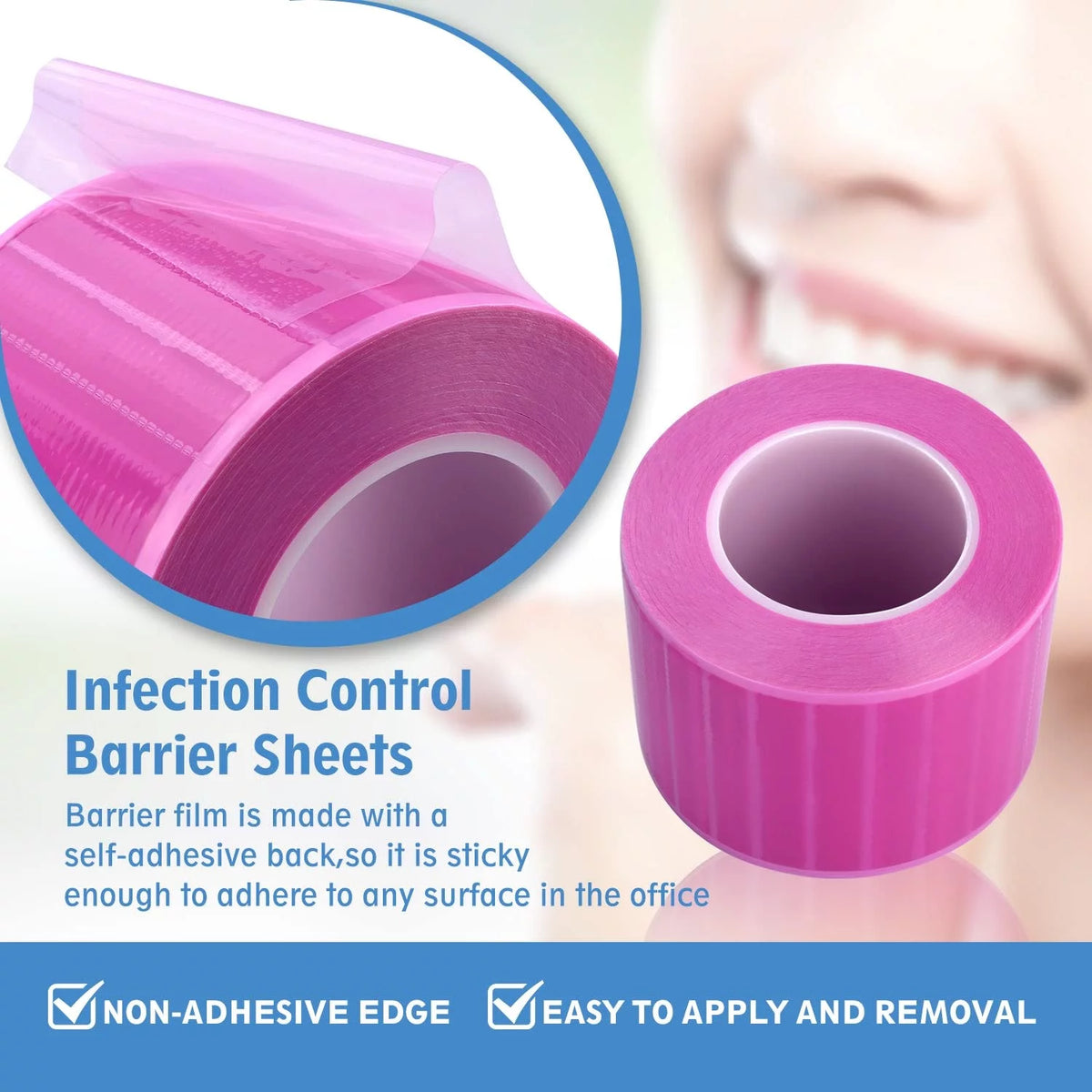 4" x 6" Disposable Dental Barrier Film 3 Rolls L997