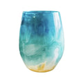 Beach Themed Stemless Wine Glass I242