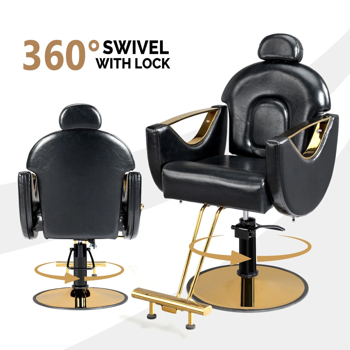 Heavy Duty Salon Chair with Footrest I38946