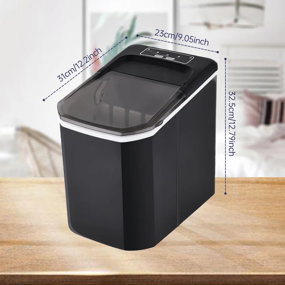 Countertop Ice Maker, 26lbs in 24Hrs, Self-Cleaning Ice Machine with Basket G4043