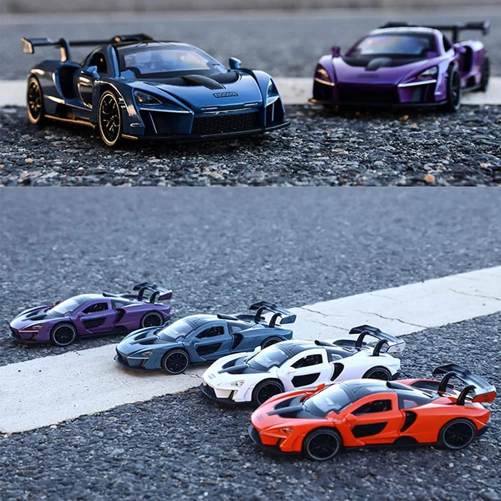 Die-casting Toy Car 1:32 Scale Zinc Alloy Model with Light and Music X32420