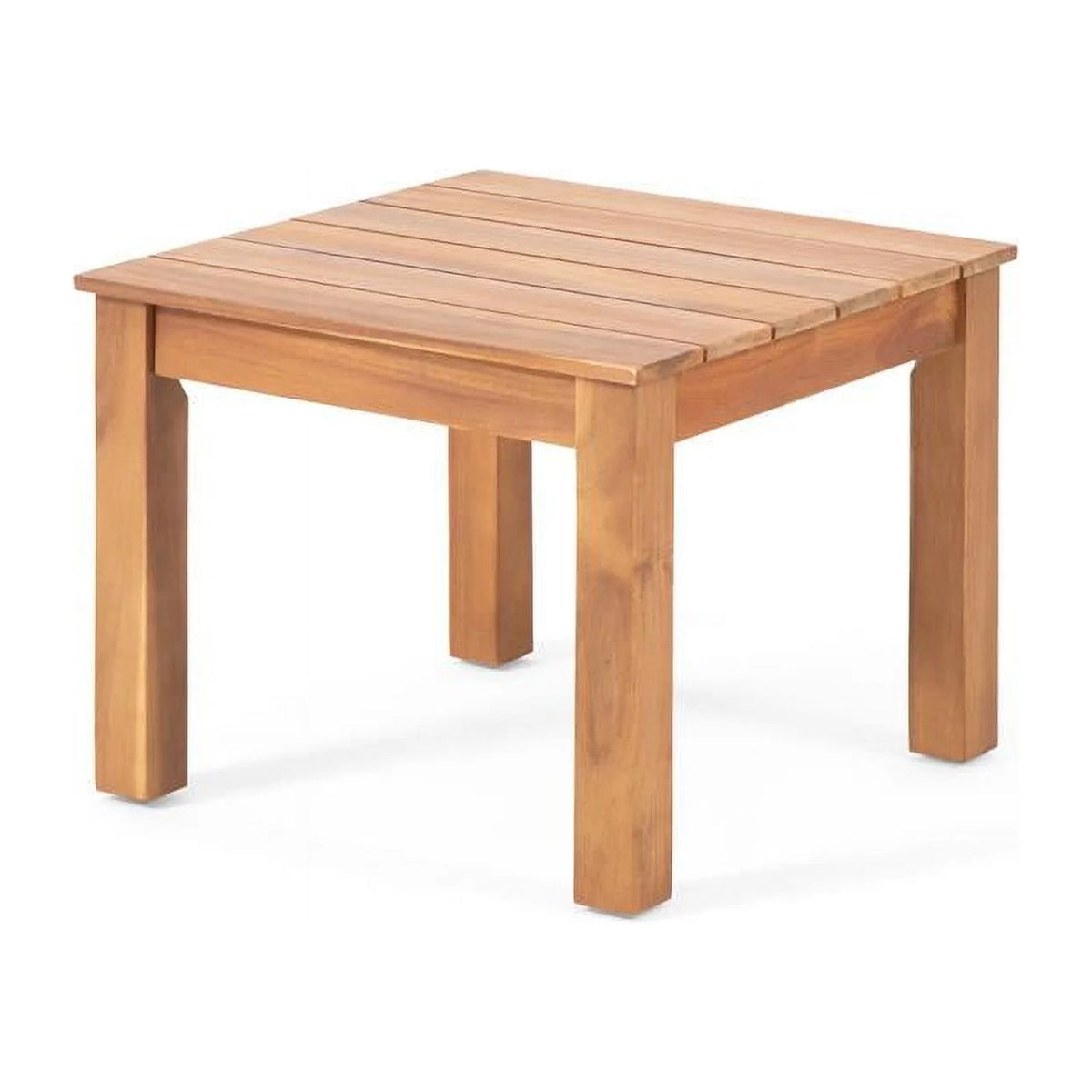 Teak Cream Acacia Wood Club Chair Set of 2 P385023