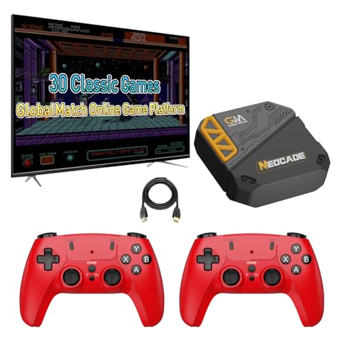 Retro Gaming Console with 2.4G Wireless Controllers C326