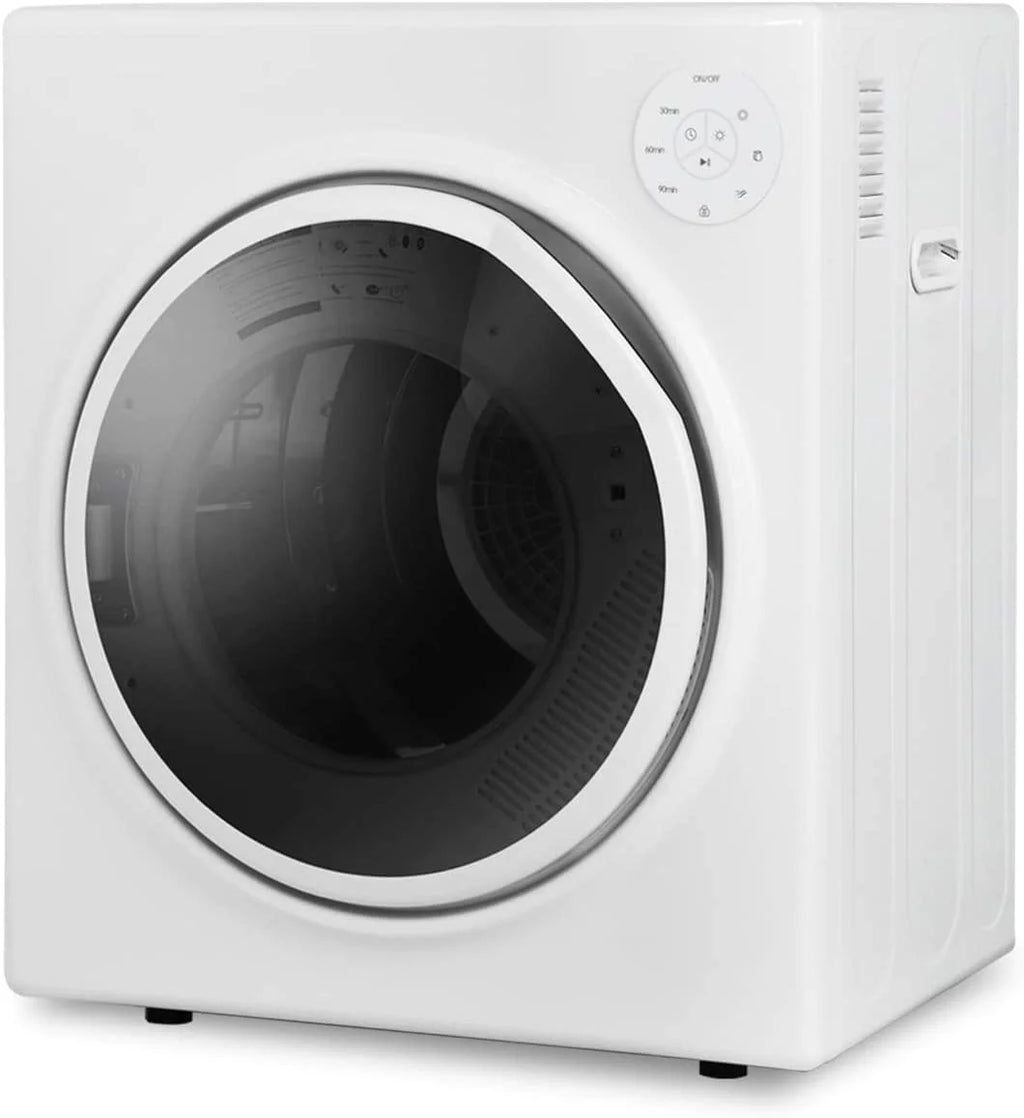 White 13lbs Portable Clothes Dryer with Stainless Steel Tub Q1676