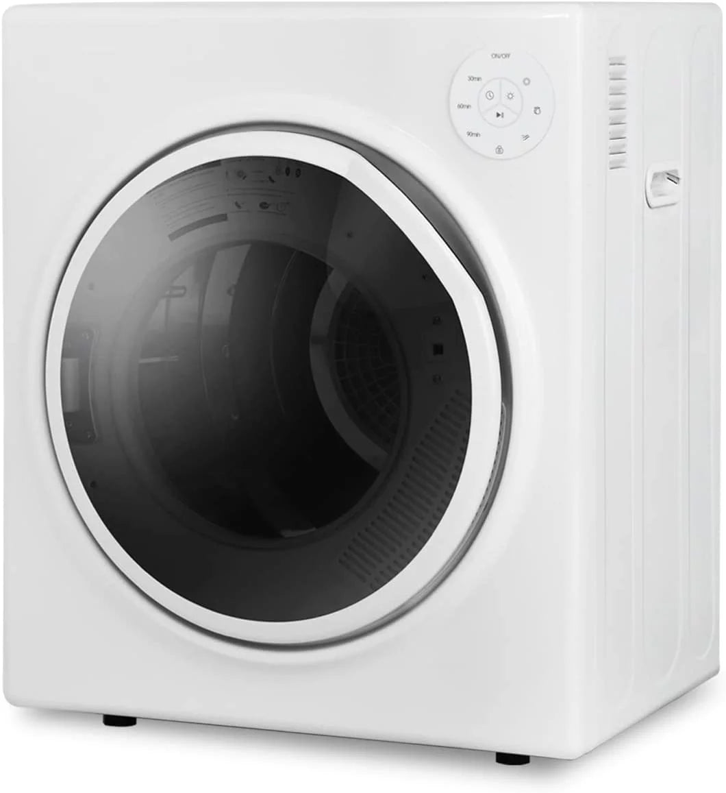 White 13lbs Portable Clothes Dryer with Stainless Steel Tub Q1676