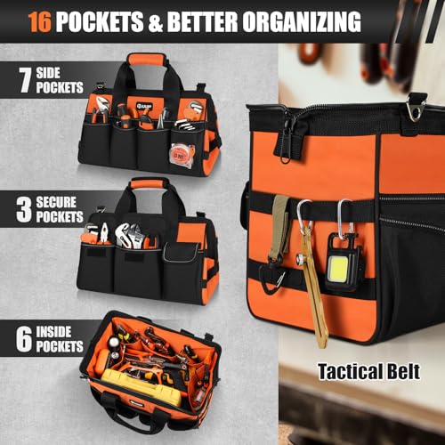 15-Inch 16-Pocket Heavy Duty Tool Bag B835