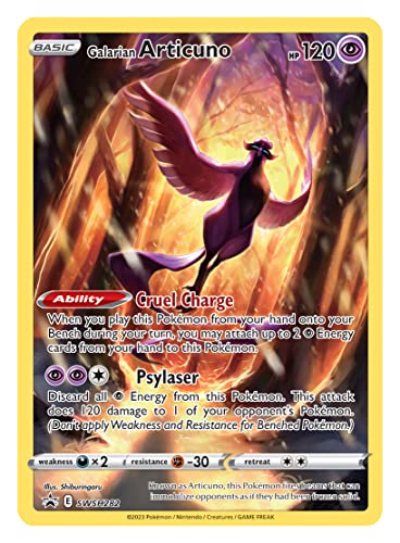 Pokémon TCG Crown Zenith Tin Galarian Zapdos 5 Booster Packs H902
