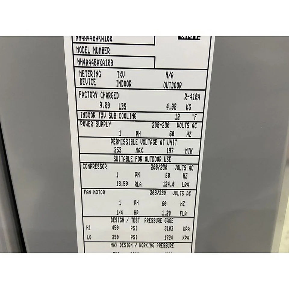 4 Ton 14 SEER Air Conditioning Outdoor Unit R344005