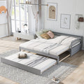 Wood Extendable Daybed with Trundle G279098
