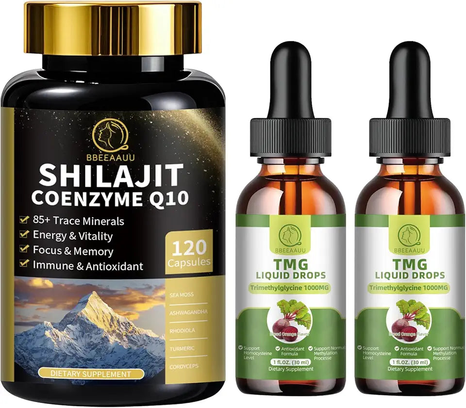 Liquid Drops & Shilajit Capsules with Sea Moss V853802