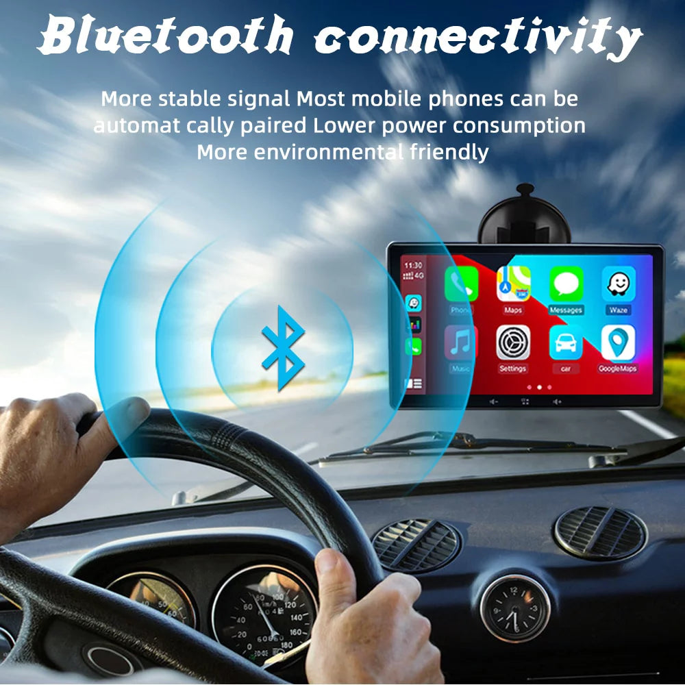 Portable Wireless Apple Carplay Android Auto 7'' Touch Screen Car Stereo X415