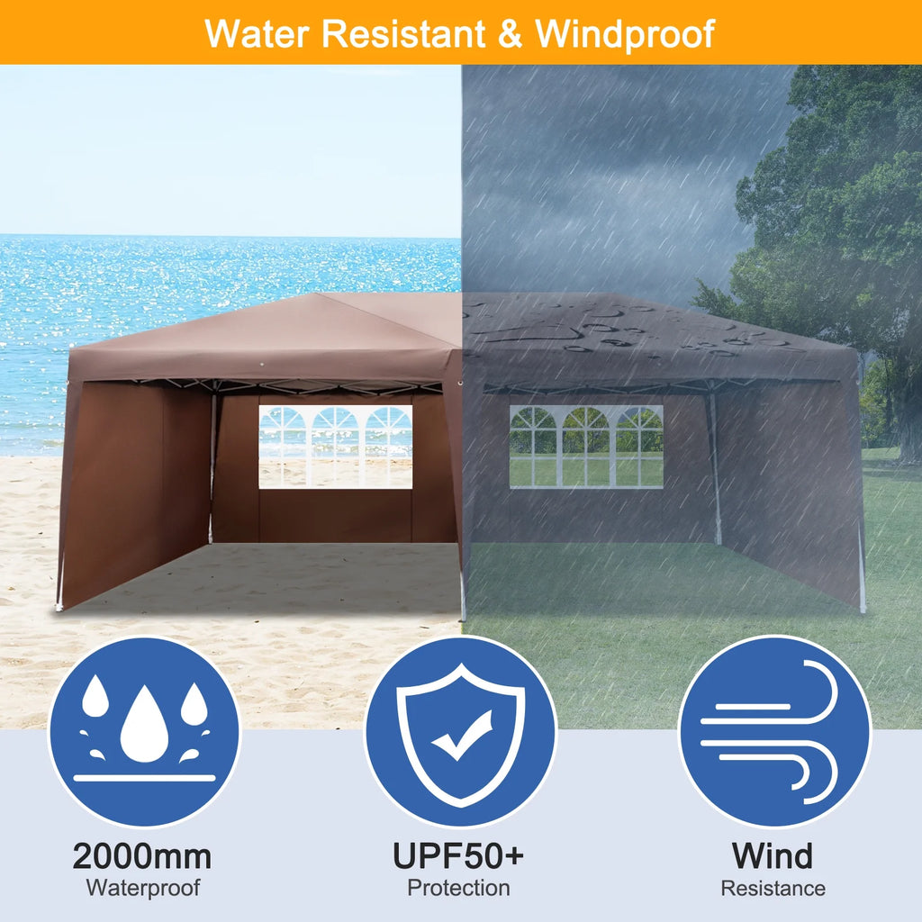 10'x 20' Pop up Canopy with 4 Side Walls P950