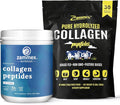 Collagen Peptides Powder Unflavored 600g + 30 Sticks Travel Packets J432904