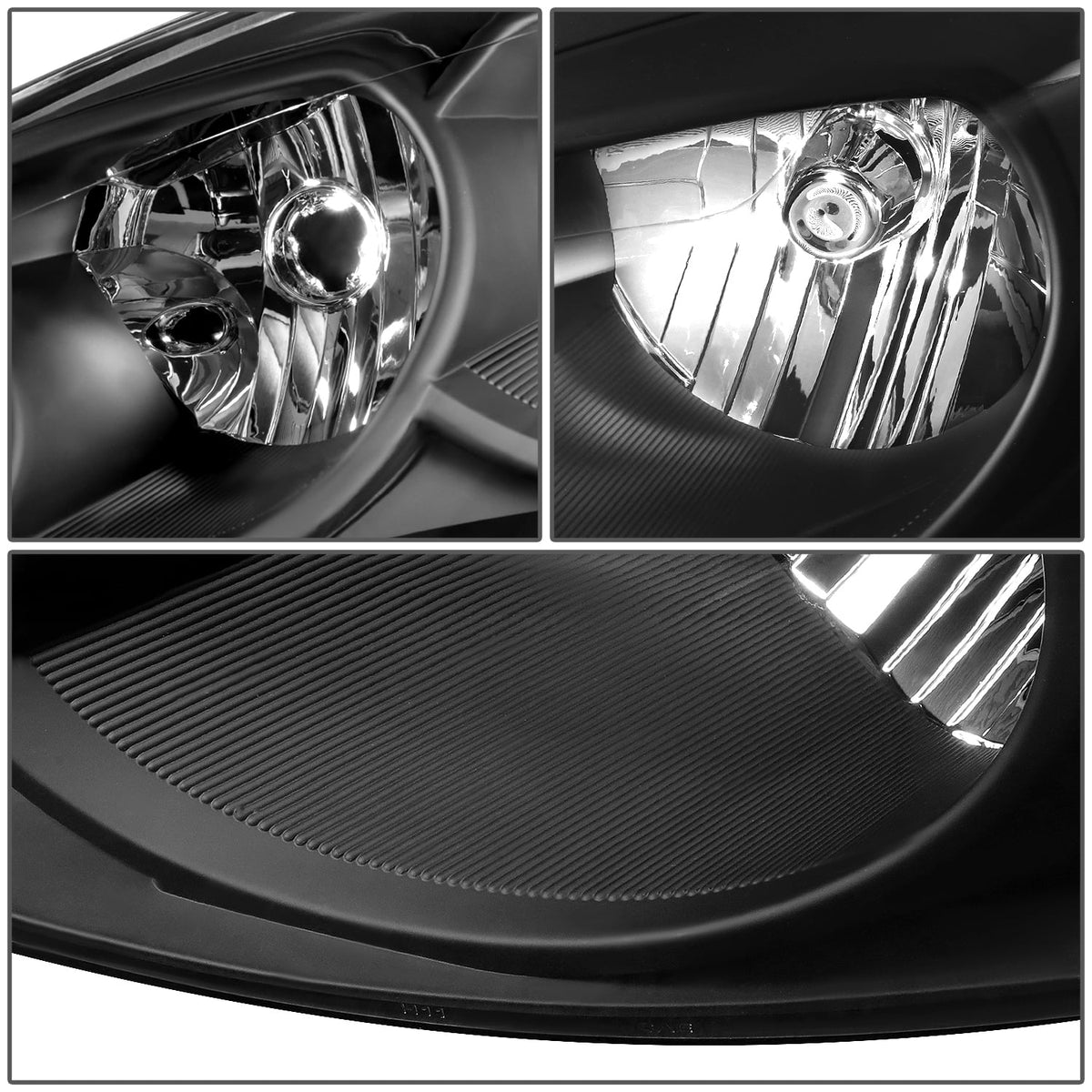 Black Housing Clear Corner Headlight Assembly Q658484