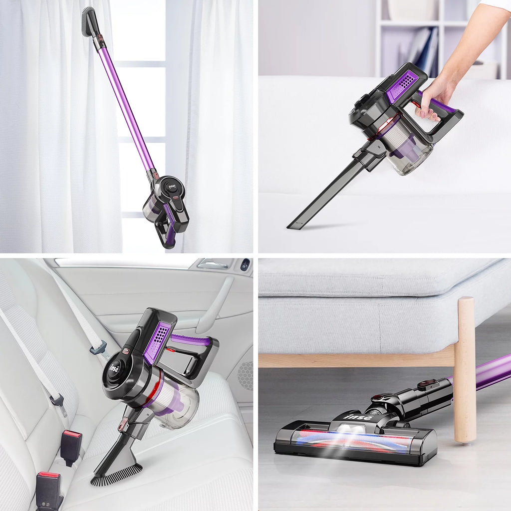 Cordless Vacuum, 20KPa 160W 4-in-1 Stick Handheld Vacuum Cleaner T604