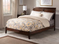King Wood Traditional Bed Frame with Sleigh Headboard P62669