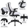 White Mesh Ergonomic Office Chair Z14349