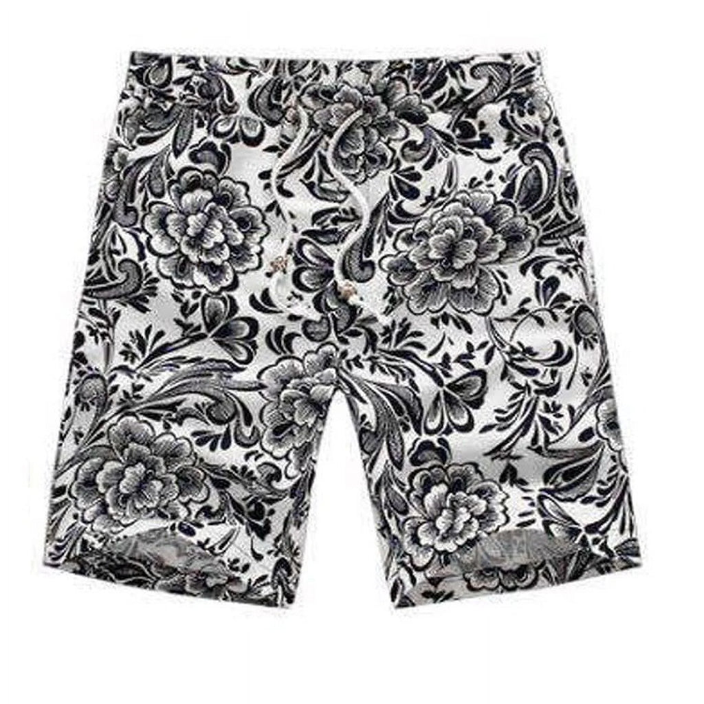 Floral Hawaiian Shirt and Shorts 2 Piece Set F663