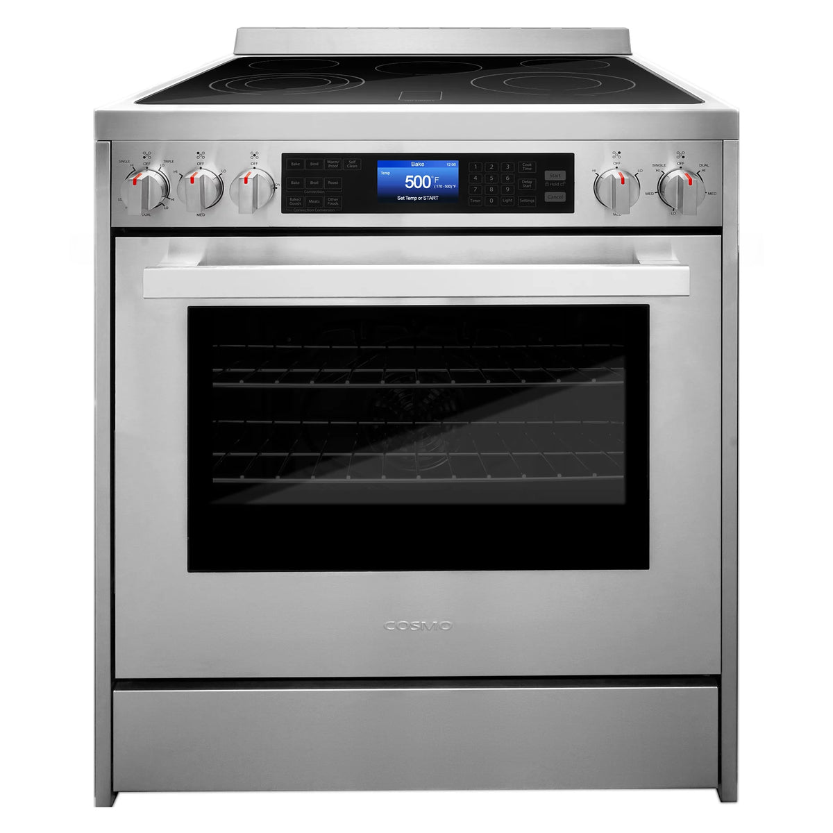 2 Piece Kitchen Appliance Package with Electric Range and Range Hood G386