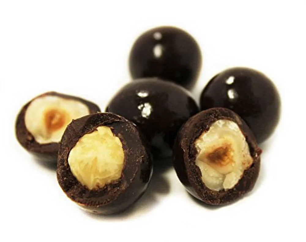 Dark Chocolate Covered Hazelnuts 2 Lbs U818