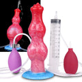Realistic Silicone Inflatable Dildo Butt Plug D3926